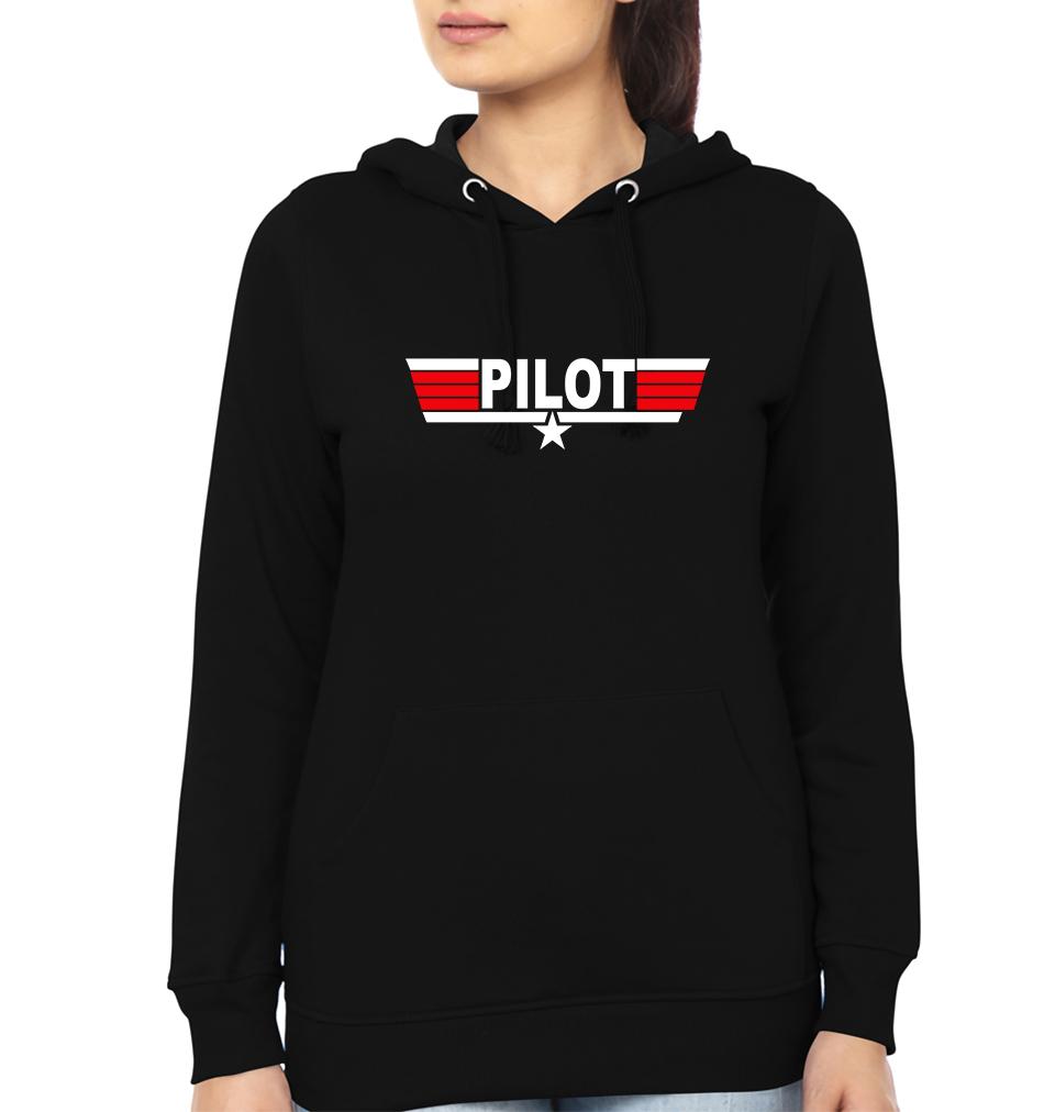 Pilot & Co-Pilot Mother and Daughter Matching Hoodies- FunkyTeesClub