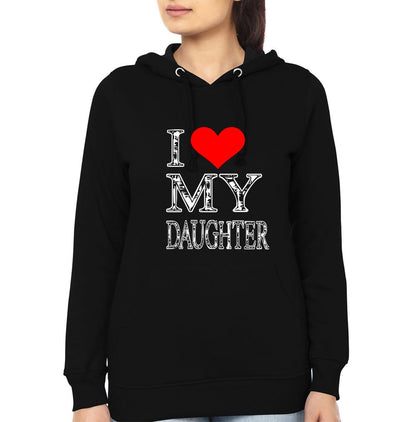 I Love My Daughter I Love My Mom Mother and Daughter Matching Hoodies- FunkyTeesClub