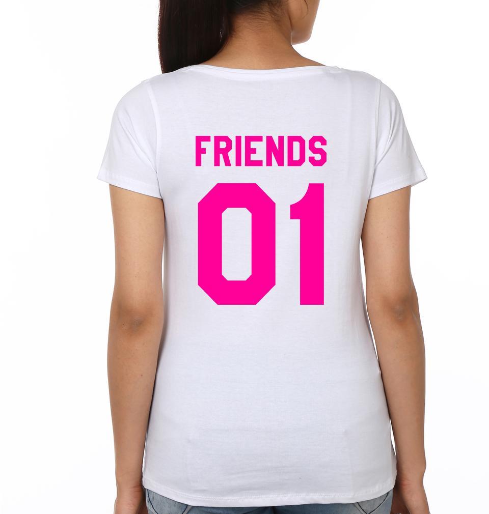 Friends Forever BFF Half Sleeves T-Shirts-FunkyTees