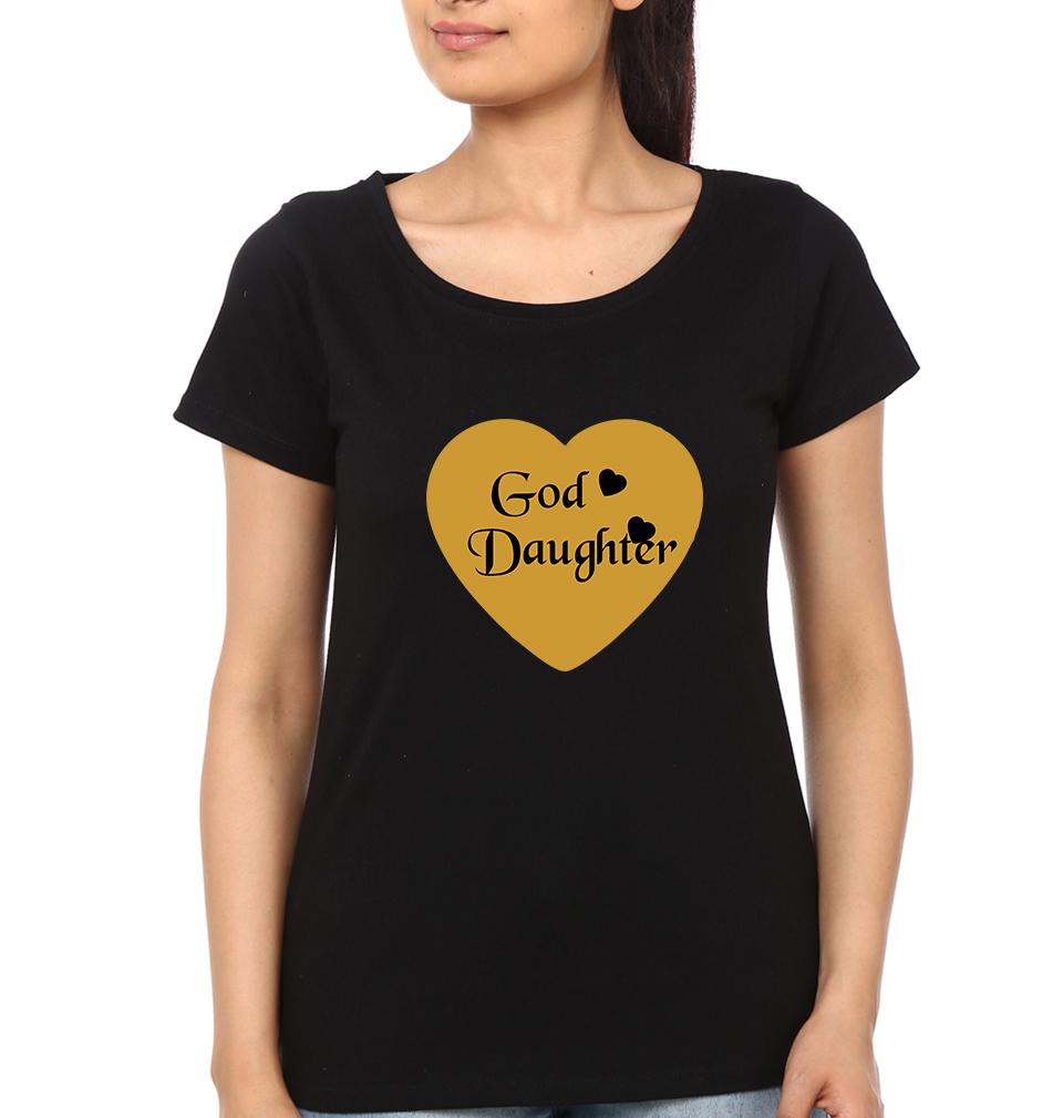 God Father God Daughter Father and Daughter Matching T-Shirt- FunkyTeesClub