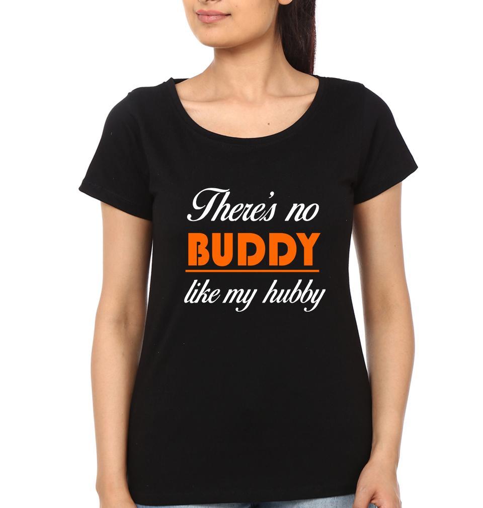 There Is No Buddy Couple Half Sleeves T-Shirts -FunkyTees