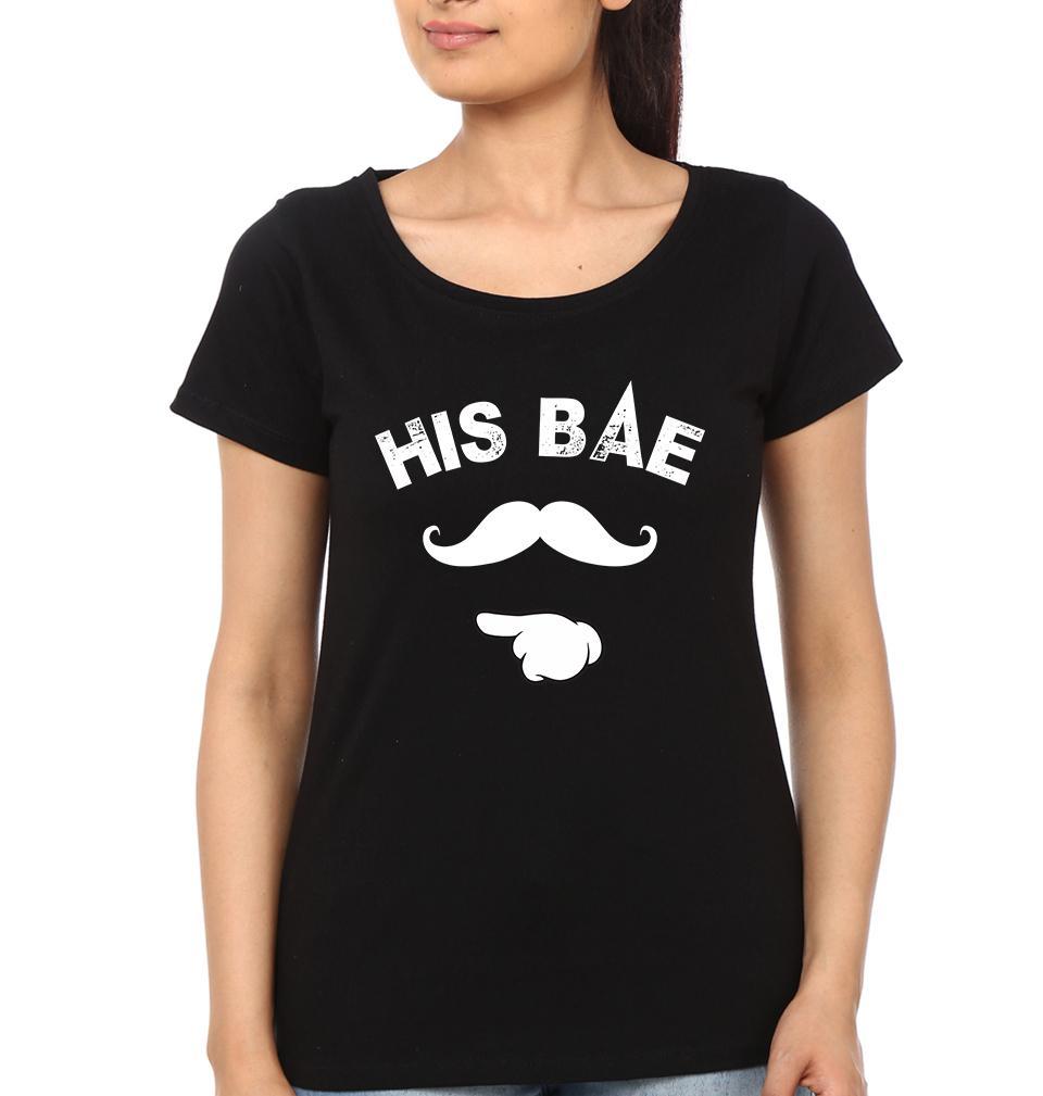 Bae Couple Half Sleeves T-Shirts -FunkyTees