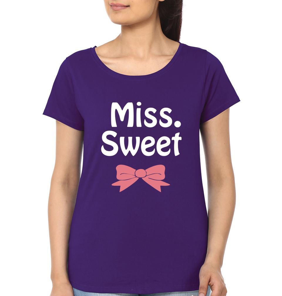 Mr Wild Miss Sweet Couple Half Sleeves T-Shirts -FunkyTees
