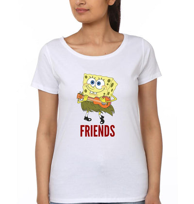 Patrick Sponge BFF Half Sleeves T-Shirts-FunkyTees