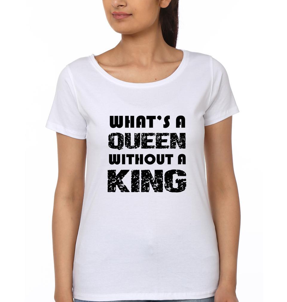 I'M Her King Couple Half Sleeves T-Shirts -FunkyTees