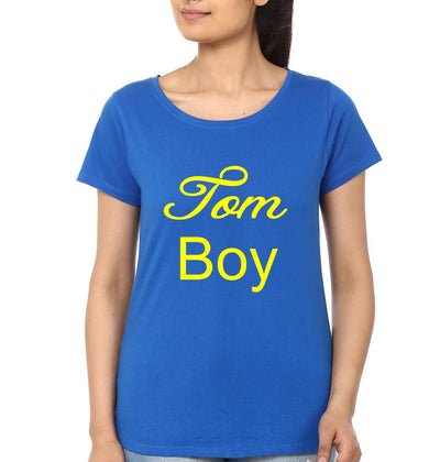Tom Boy Mom Boy Mother and Son Matching T-Shirt- FunkyTeesClub