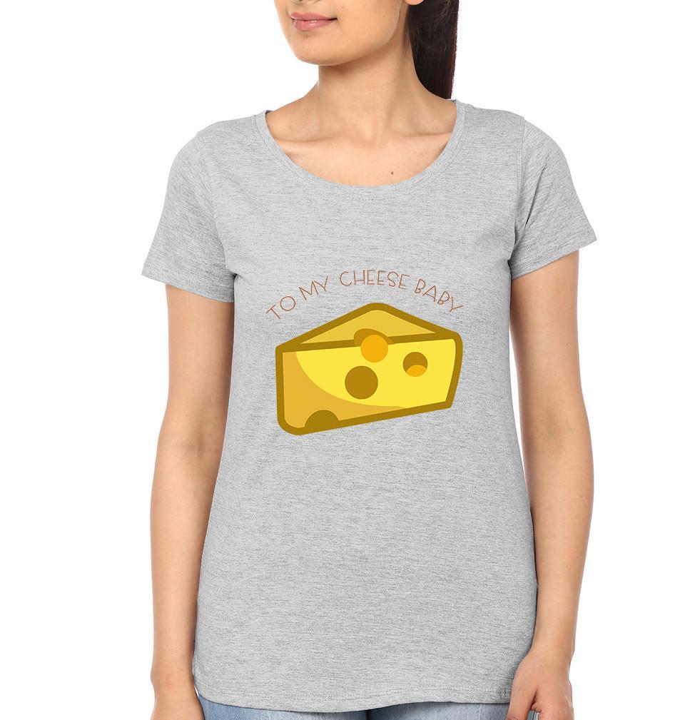FunkyTees Cheese Macraoni BFF Half Sleeve T Shirt