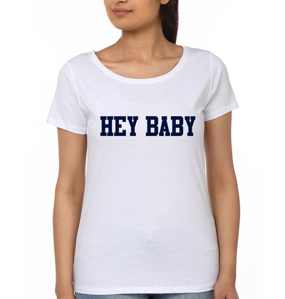 Hey Mom Hey Kid Mother and Son Matching T-Shirt- FunkyTeesClub