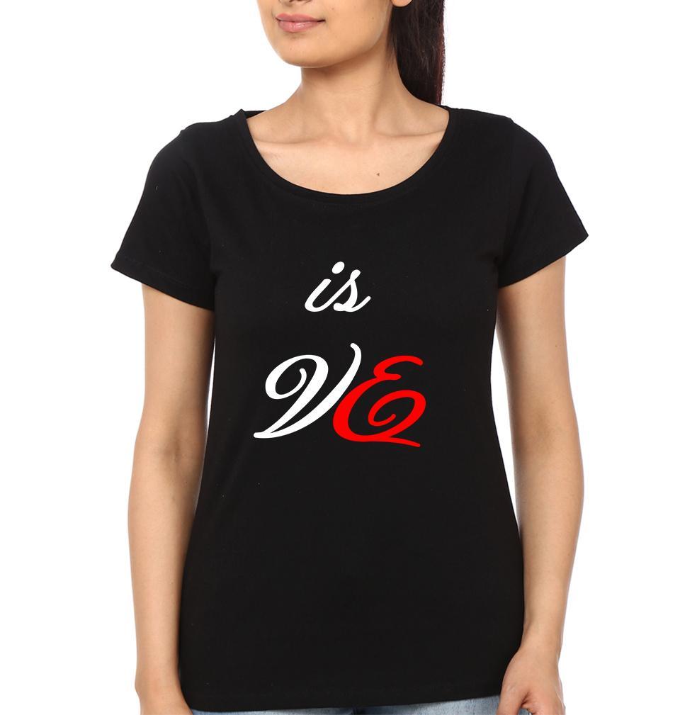 This Is Love Couple Half Sleeves T-Shirts -FunkyTees