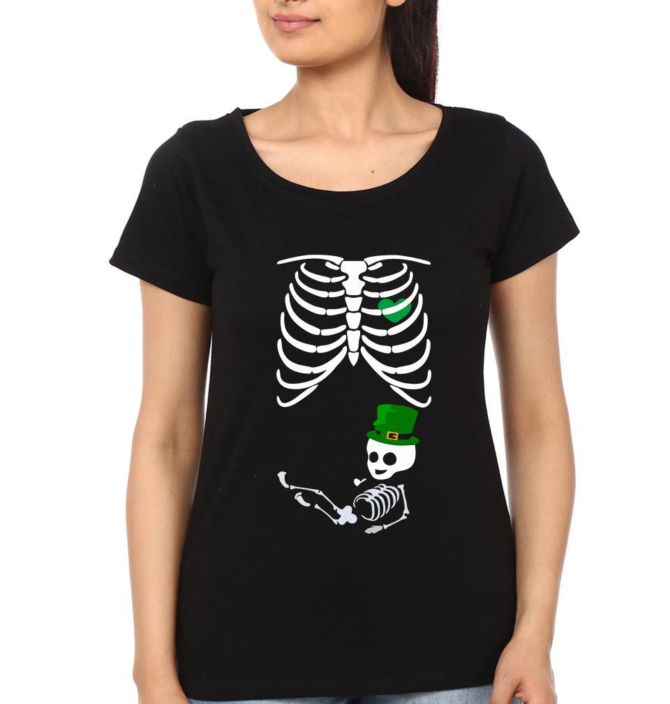 Skeleton Couple Half Sleeves T-Shirts -FunkyTees