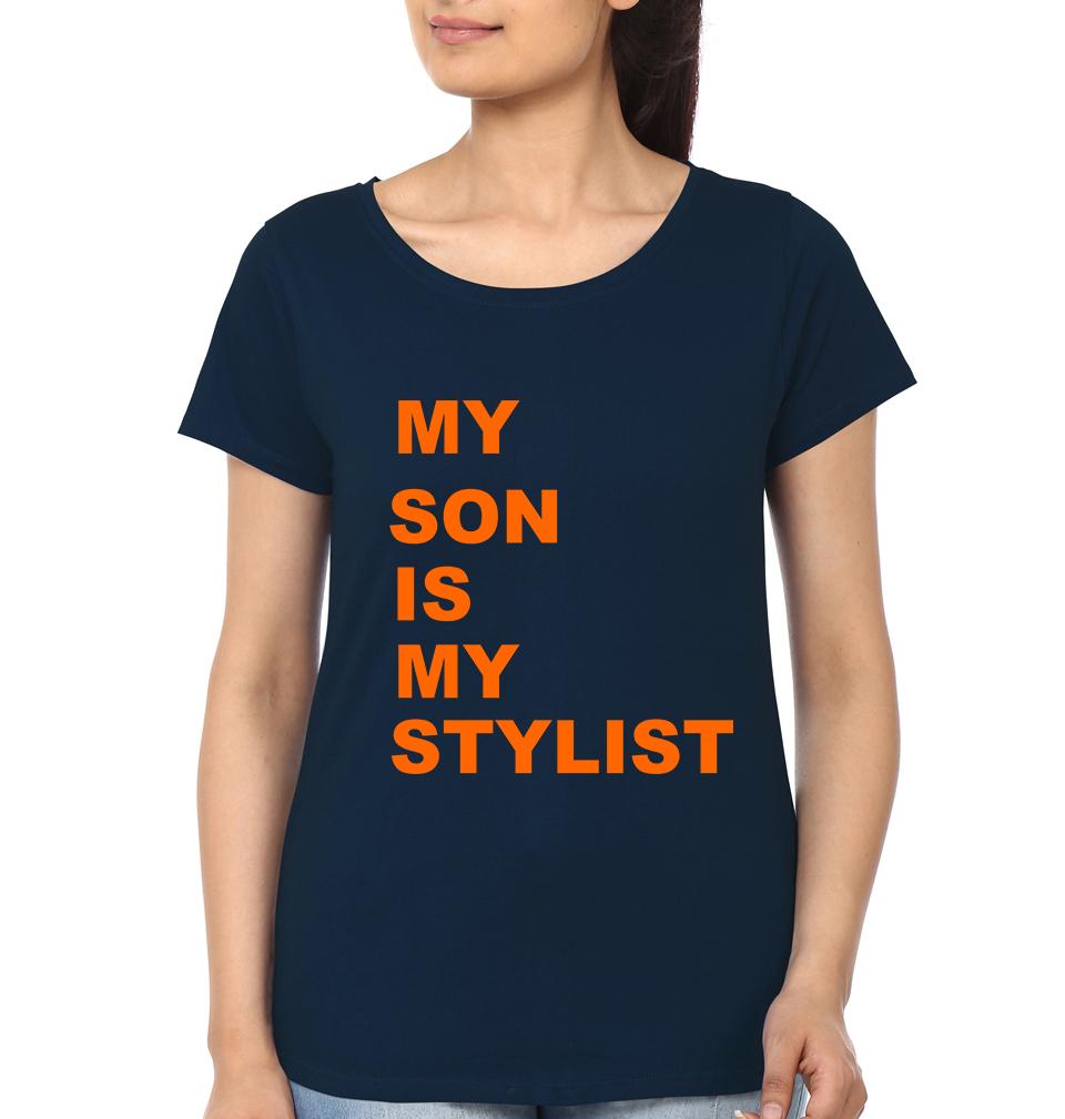 My Mom Is My Stylist Mother and Son Matching T-Shirt- FunkyTeesClub