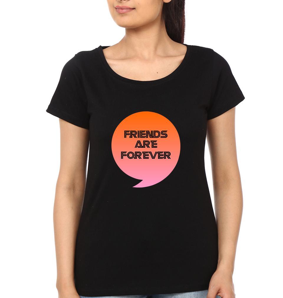 Friends Are Forever BFF Half Sleeves T-Shirts-FunkyTees