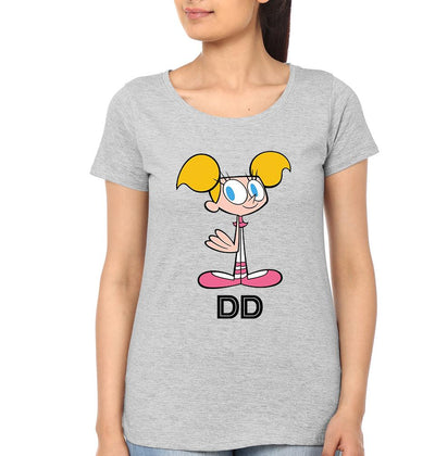 Dexter DD Brother-Sister Half Sleeves T-Shirts -FunkyTees