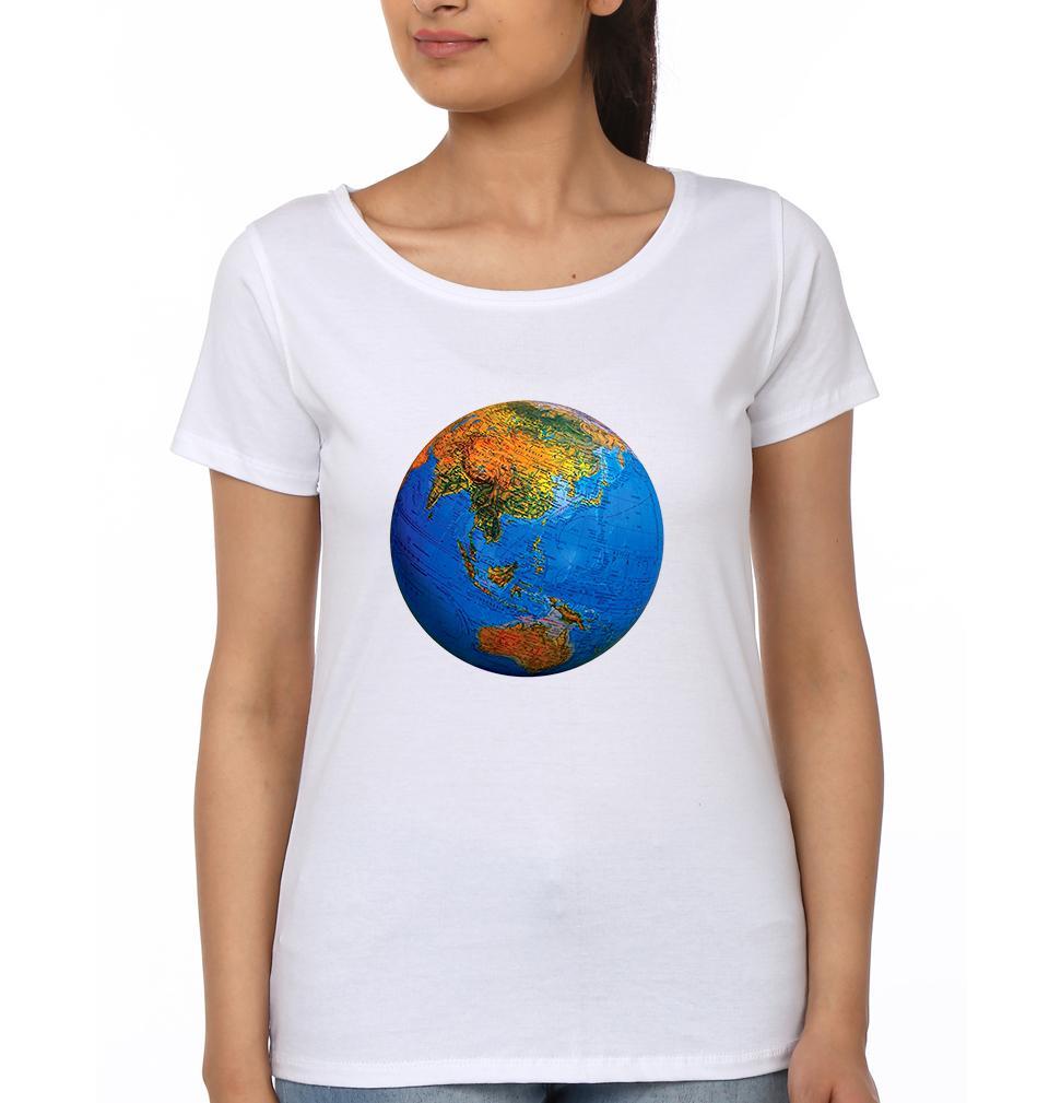 She's My World Couple Half Sleeves T-Shirts -FunkyTees