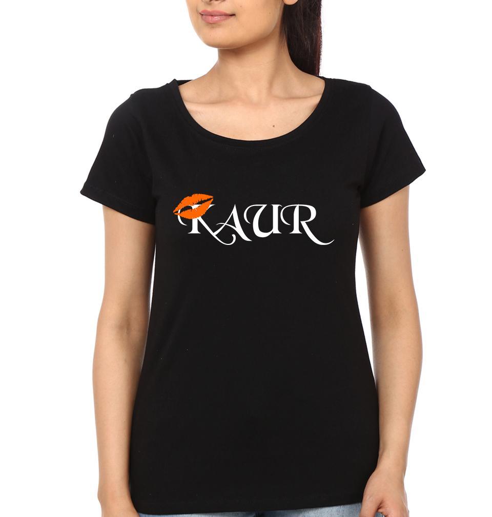Singh And Kaur Couple Half Sleeves T-Shirts -FunkyTees