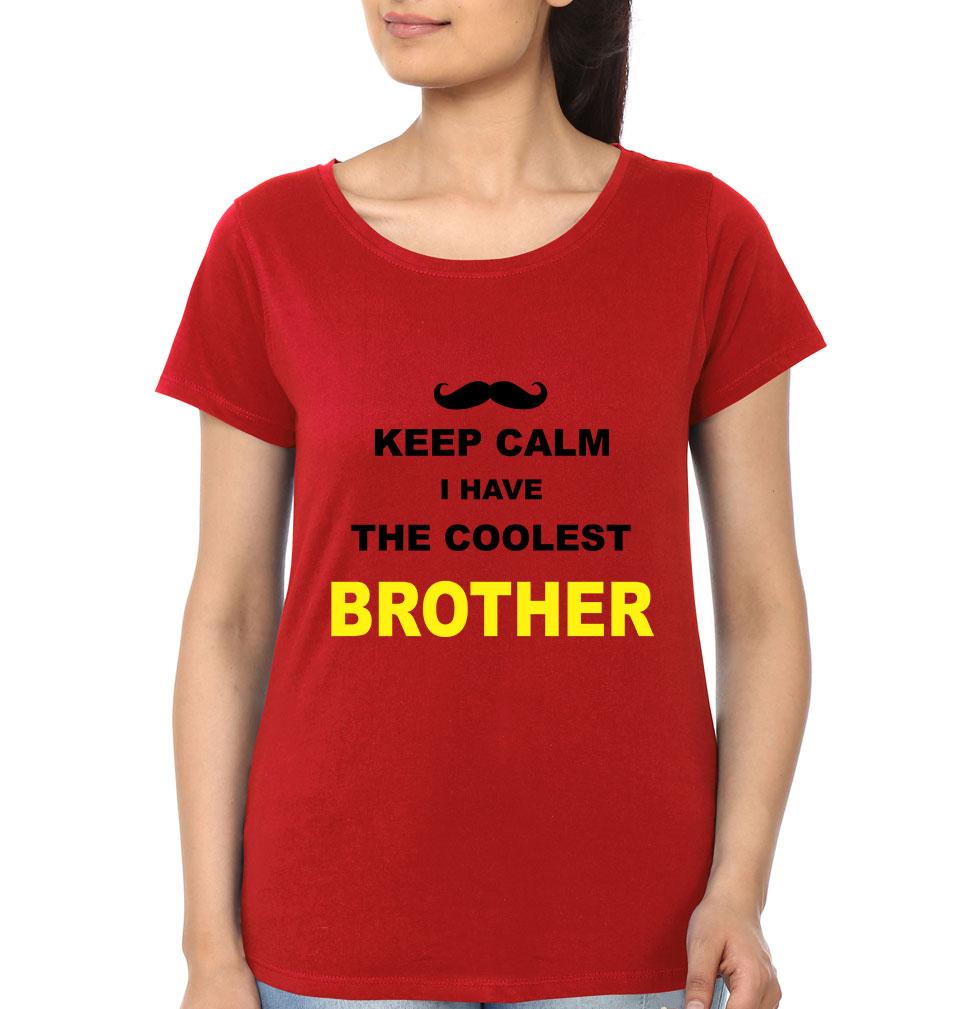 Cutest Sister Coolest Brother-Sister Half Sleeves T-Shirts -FunkyTees