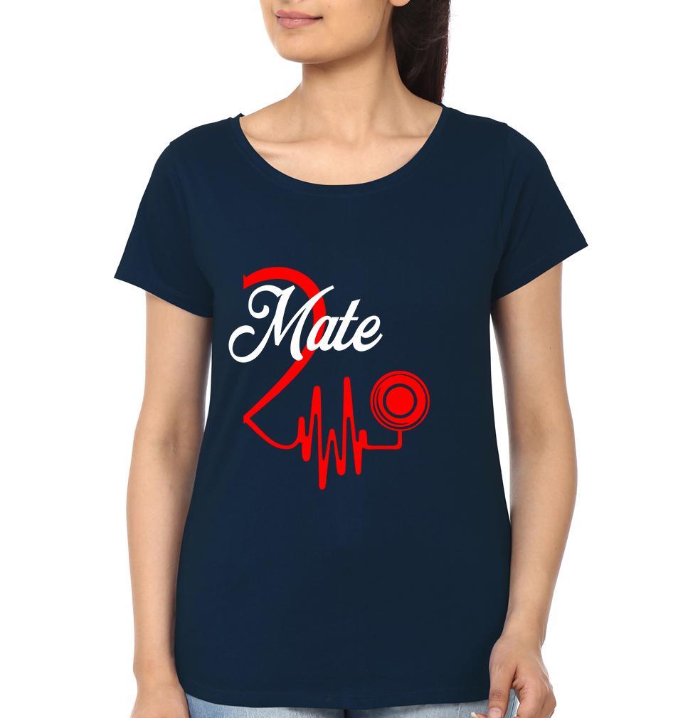 Soul Mate Couple Half Sleeves T-Shirts -FunkyTees