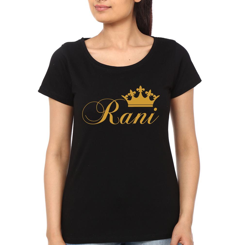 Raja Rani Couple Half Sleeves T-Shirts -FunkyTees