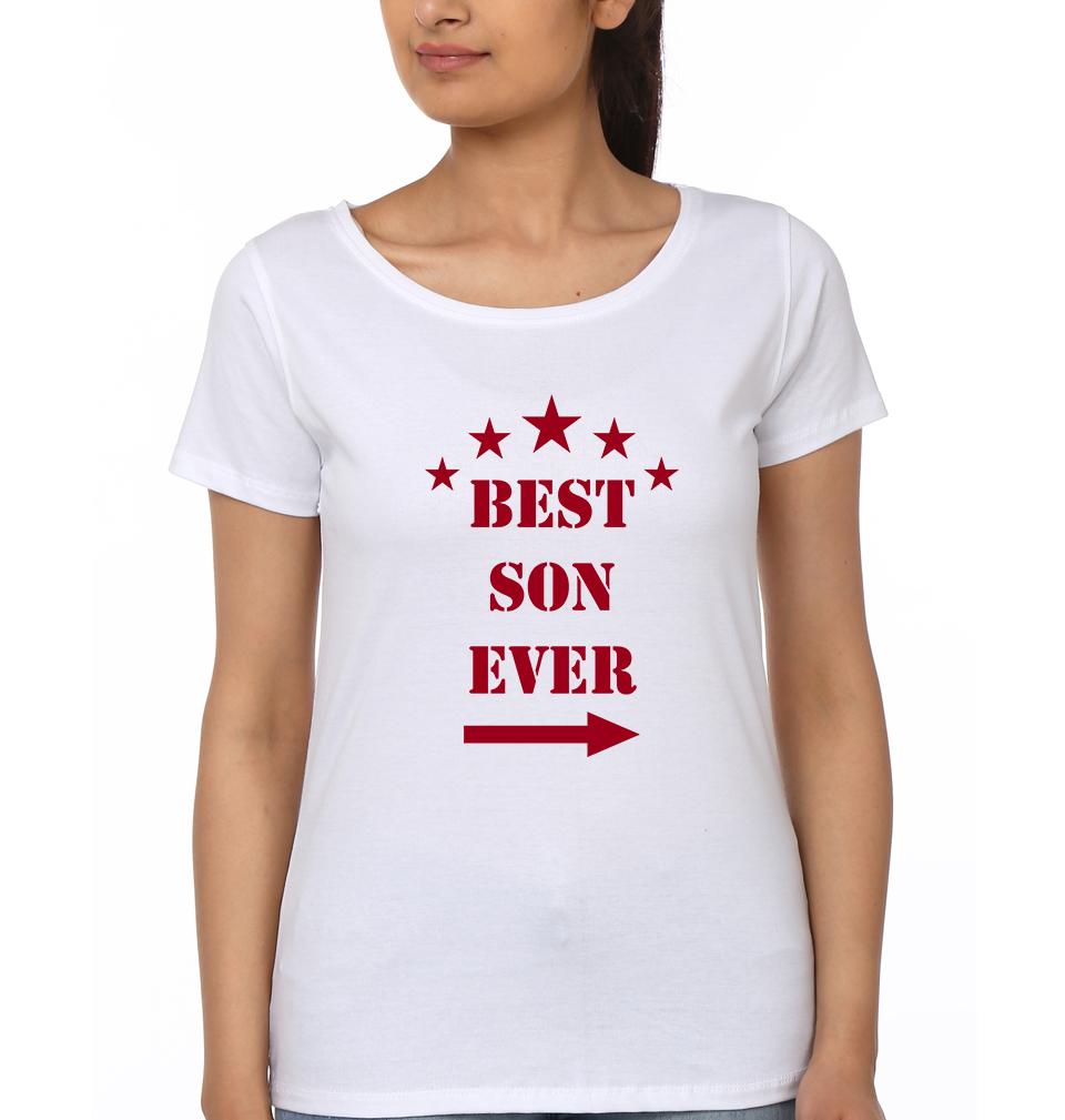 Best Mom Ever Best Son Ever Mother and Son Matching T-Shirt