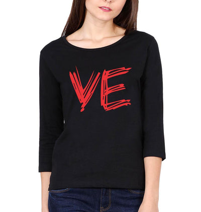 Love Couple Full Sleeves T-Shirts -FunkyTees