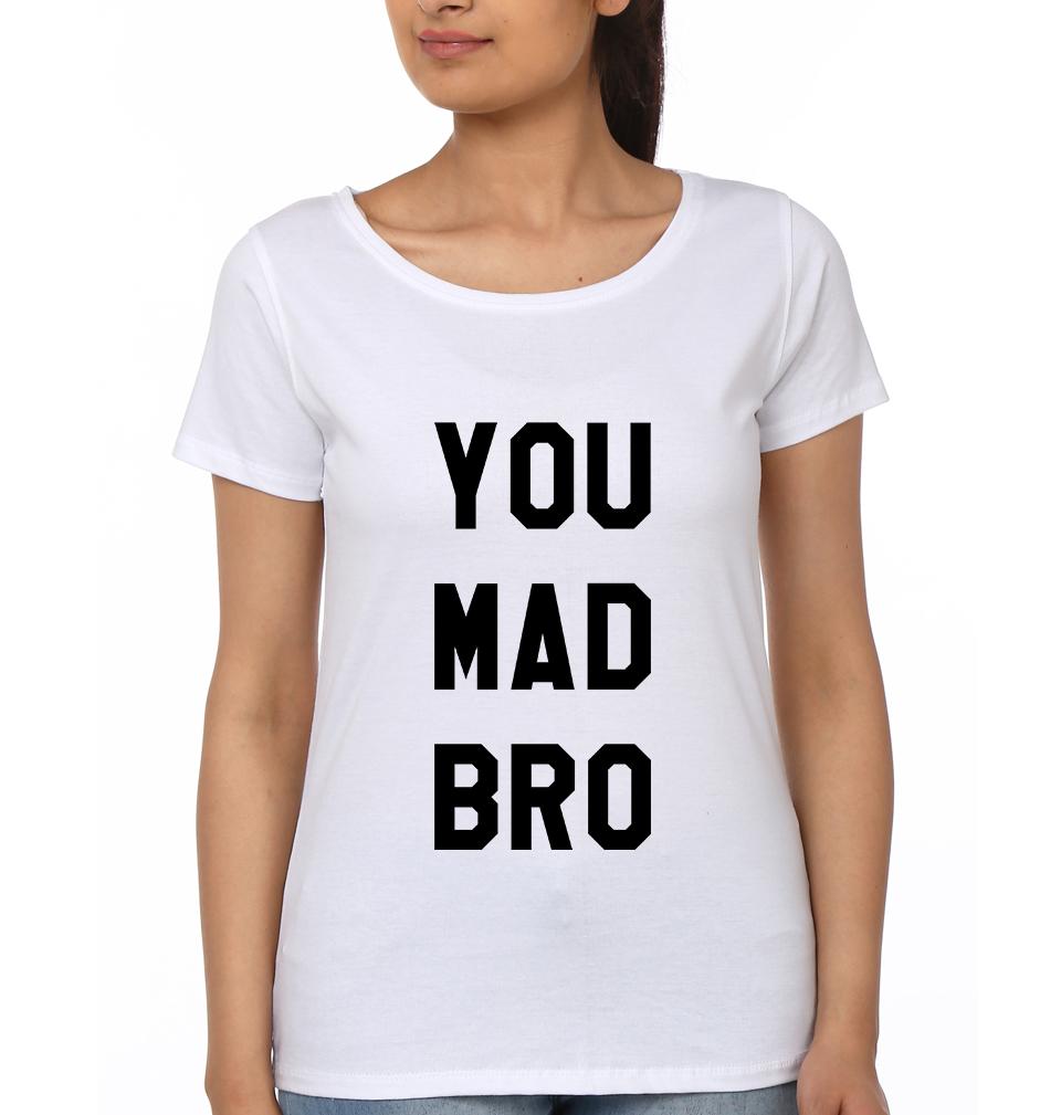 MAD Brother-Sister Half Sleeves T-Shirts -FunkyTees