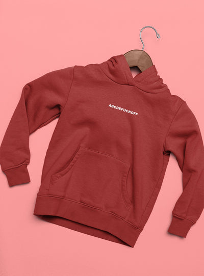 Abcde F**k Off Hoodies for Women-FunkyTeesClub - Funky Tees Club