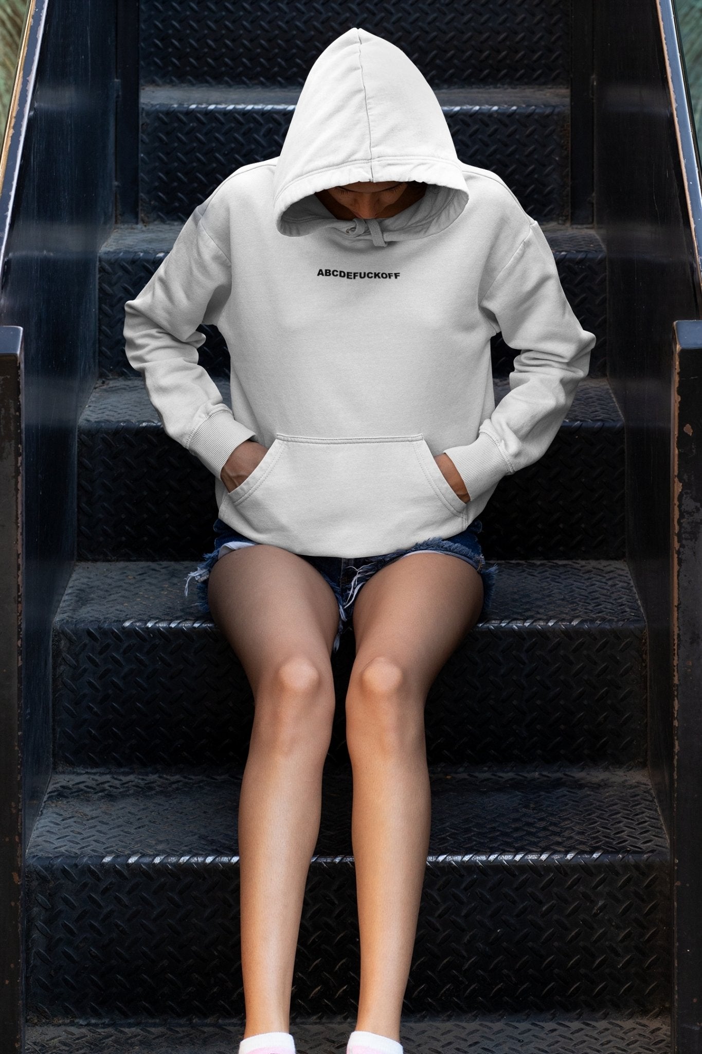 Abcde F**k Off Hoodies for Women-FunkyTeesClub - Funky Tees Club