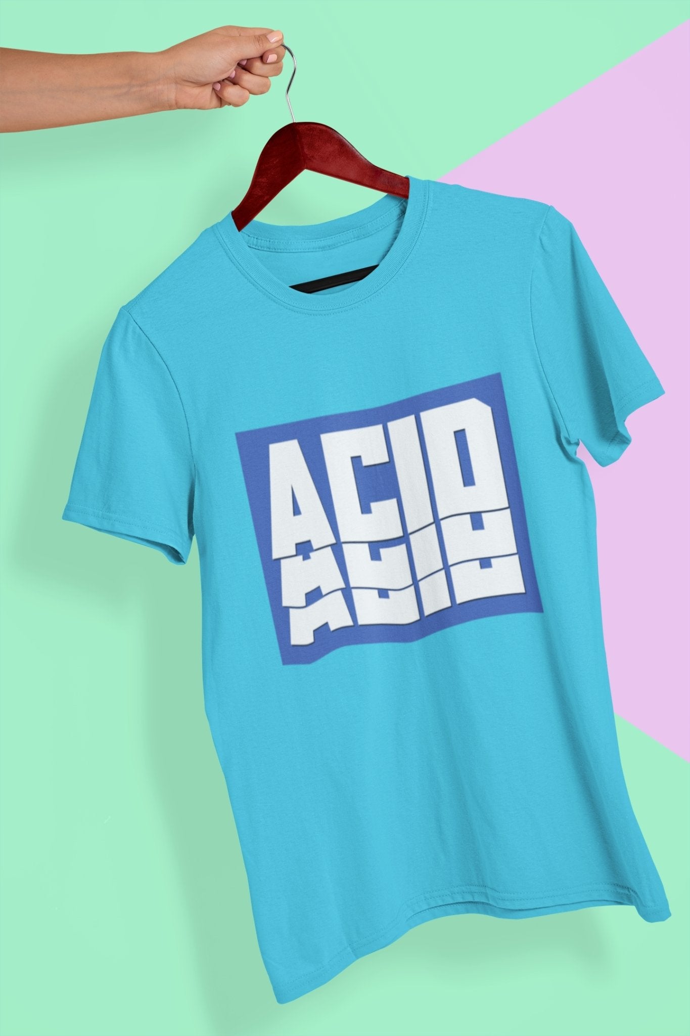 Acid Mens Half Sleeves T-shirt- FunkyTeesClub - Funky Tees Club