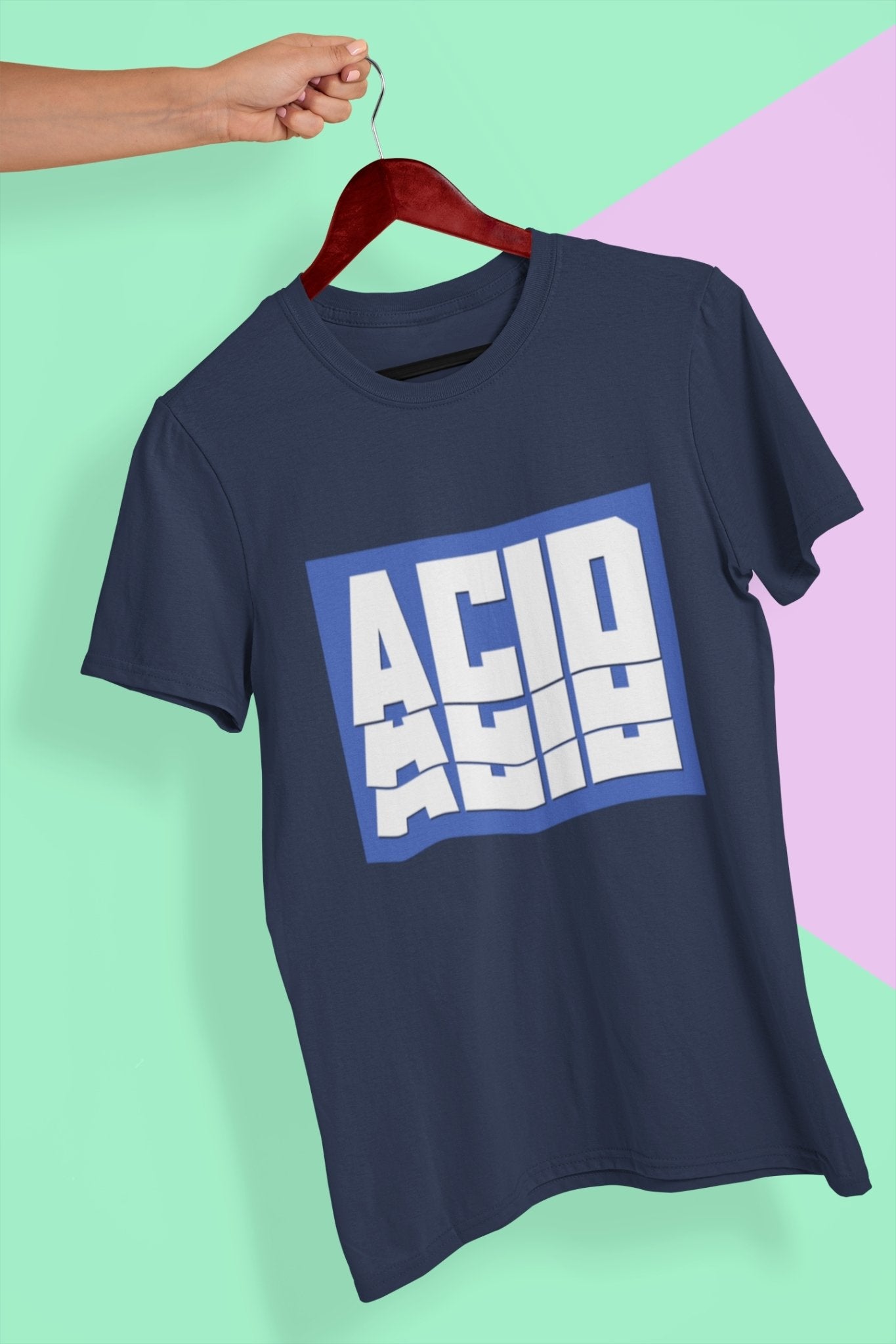 Acid Mens Half Sleeves T-shirt- FunkyTeesClub - Funky Tees Club