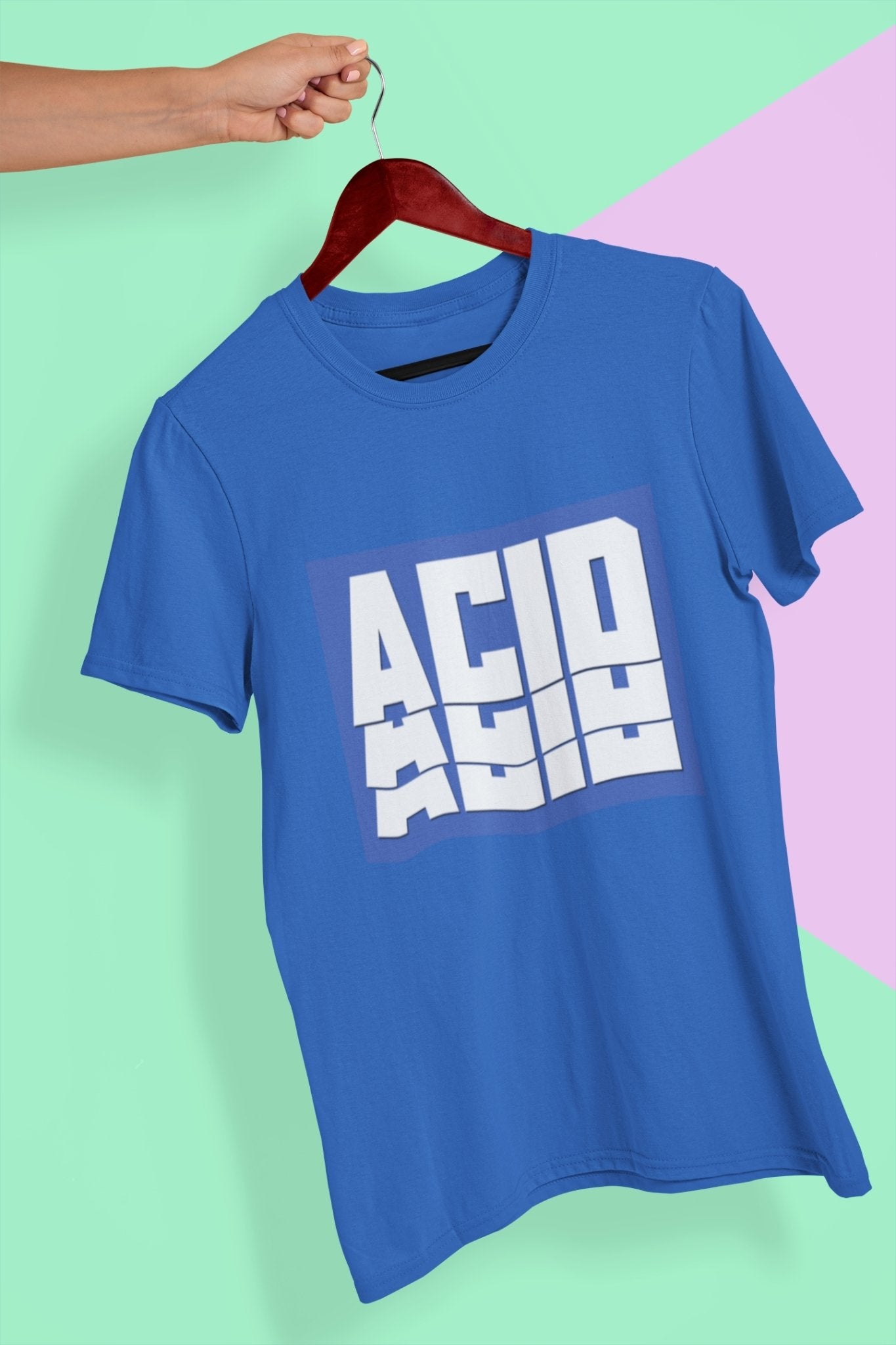 Acid Mens Half Sleeves T-shirt- FunkyTeesClub - Funky Tees Club