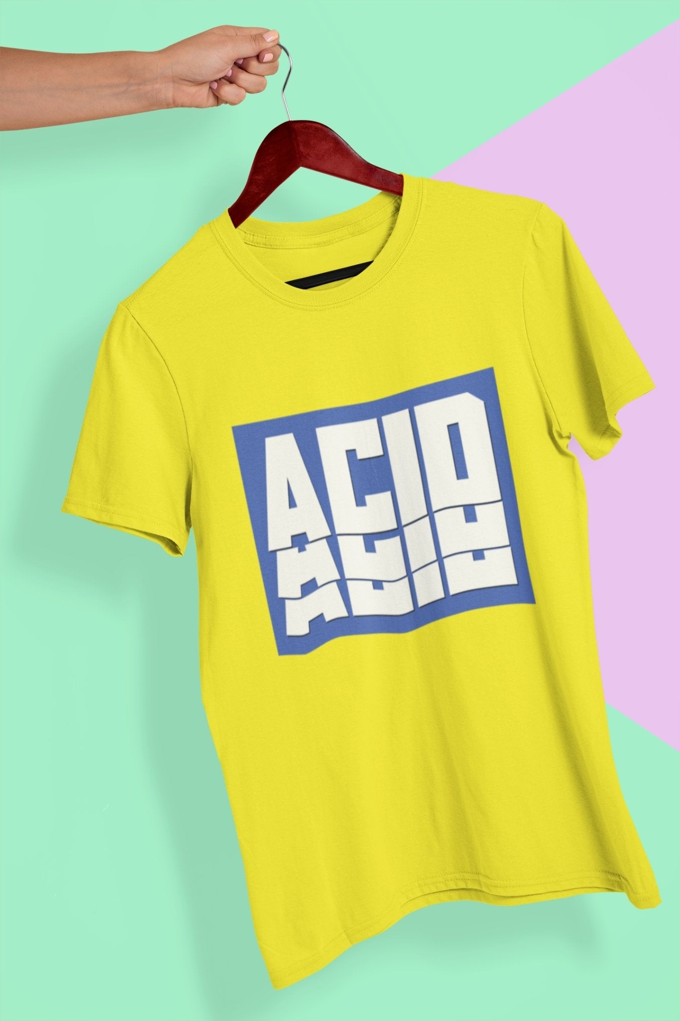 Acid Mens Half Sleeves T-shirt- FunkyTeesClub - Funky Tees Club