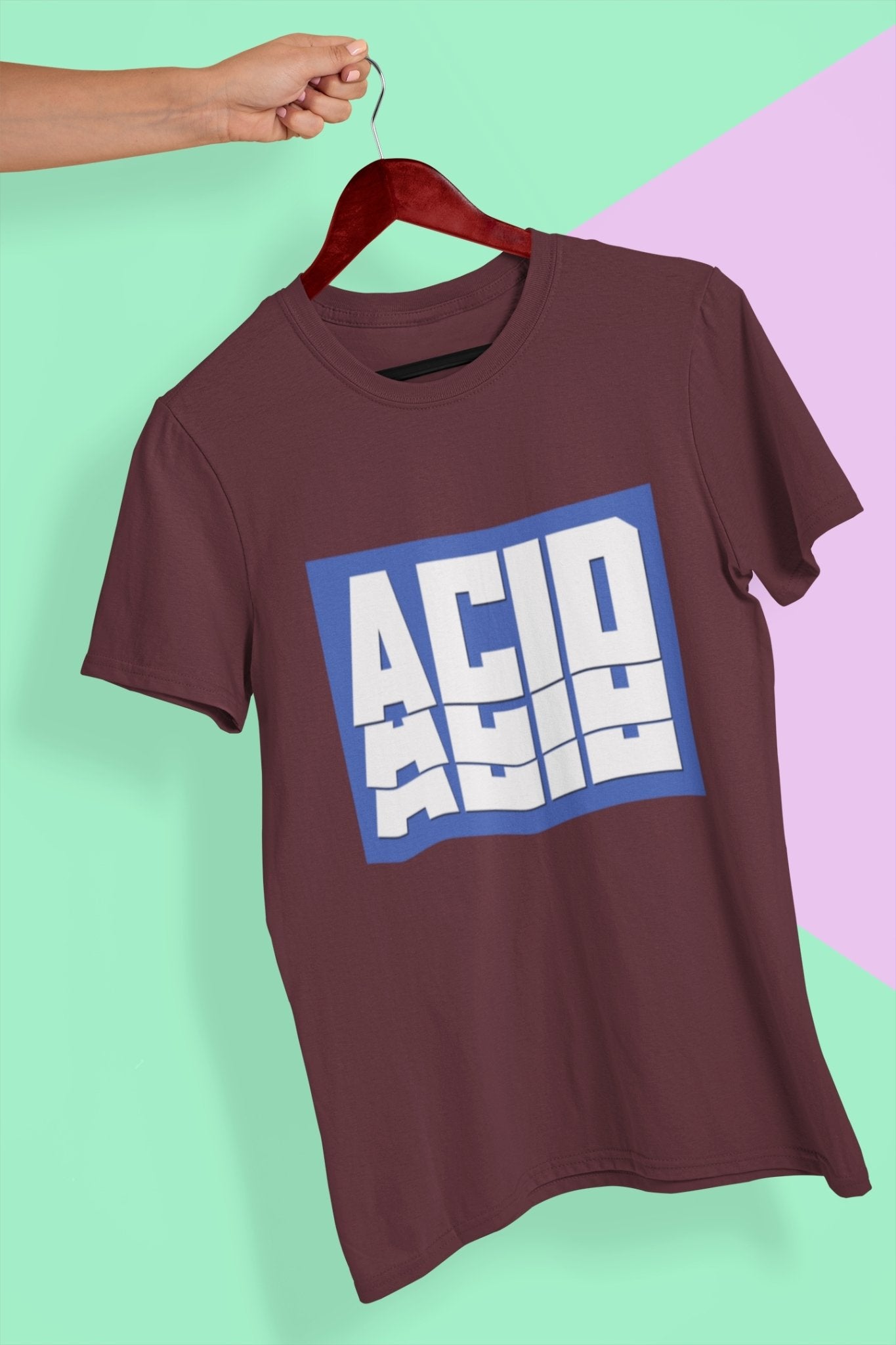 Acid Mens Half Sleeves T-shirt- FunkyTeesClub - Funky Tees Club