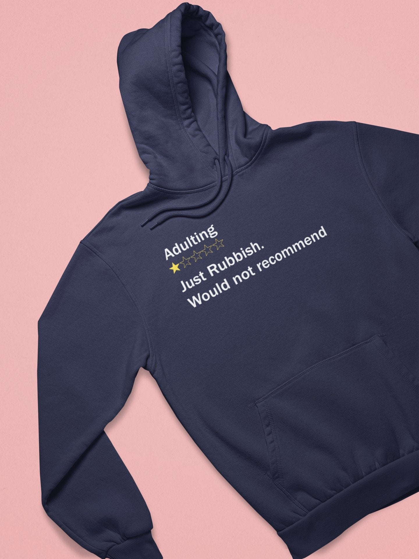 Adulting Rubbish Hoodies for Women-FunkyTeesClub - Funky Tees Club