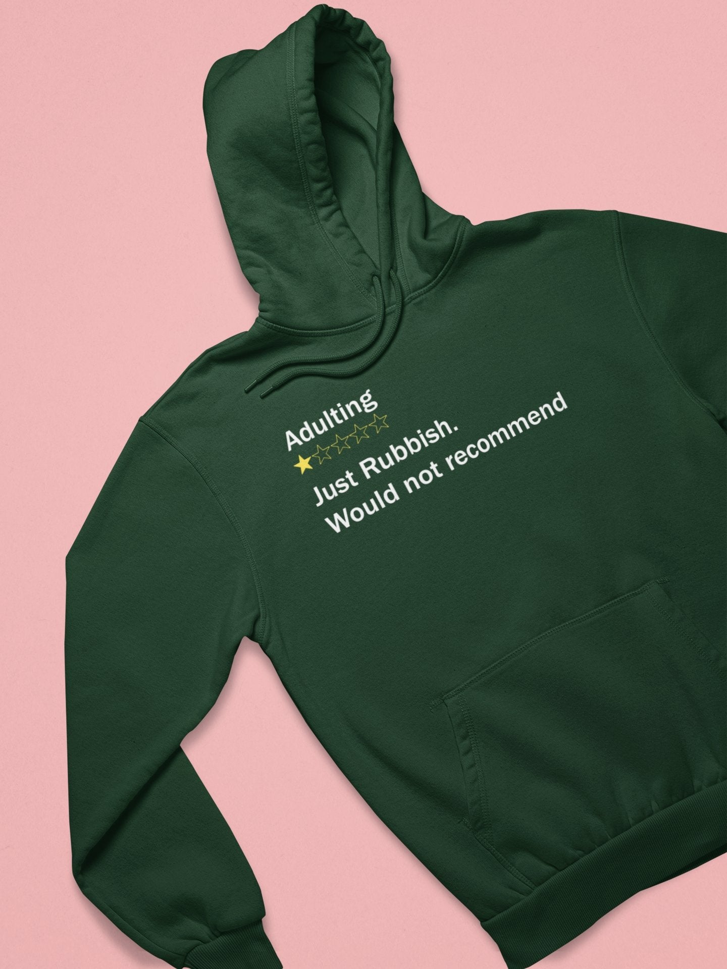 Adulting Rubbish Men Hoodies-FunkyTeesClub - Funky Tees Club