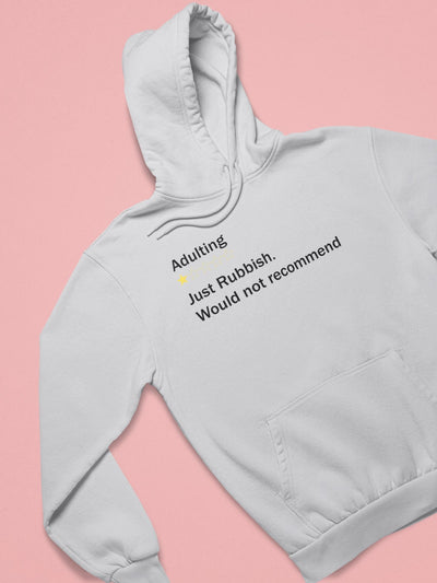 Adulting Rubbish Men Hoodies-FunkyTeesClub - Funky Tees Club