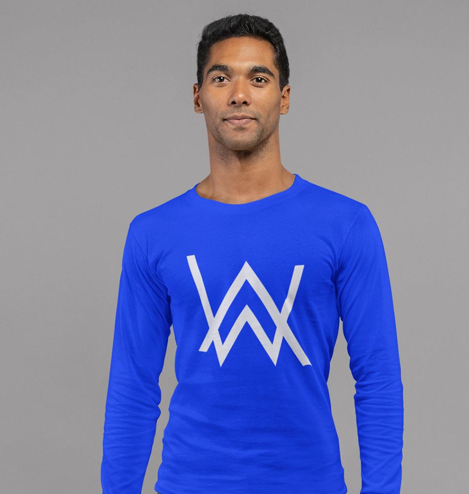 Alan Walker Full Sleeves T-Shirt For Men-FunkyTeesClub - FunkyTeesClub