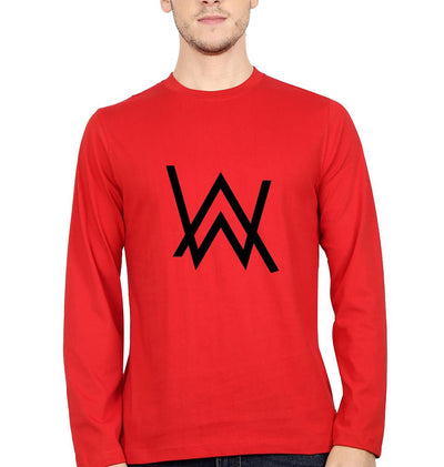 Alan Walker Full Sleeves T-Shirt For Men-FunkyTeesClub - FunkyTeesClub