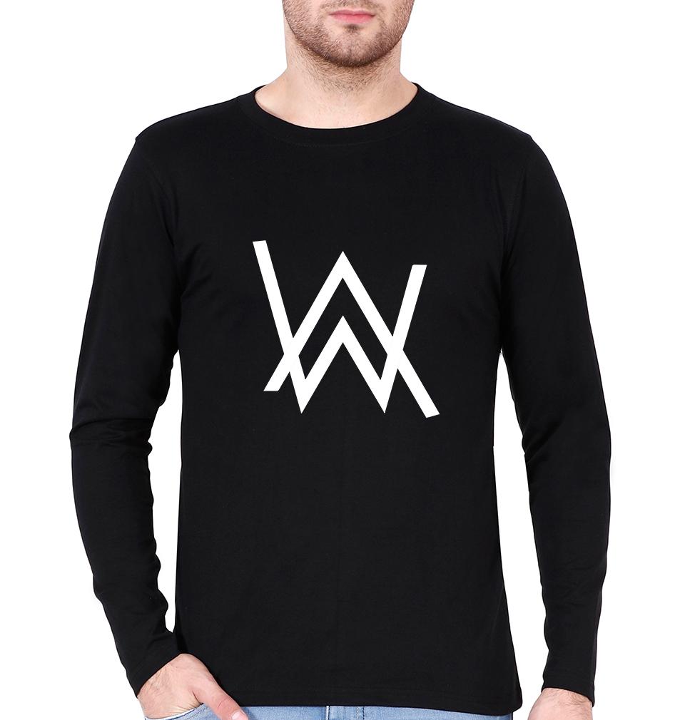 Alan Walker Full Sleeves T-Shirt For Men-FunkyTeesClub - FunkyTeesClub