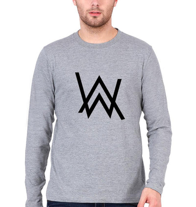 Alan Walker Full Sleeves T-Shirt For Men-FunkyTeesClub - FunkyTeesClub