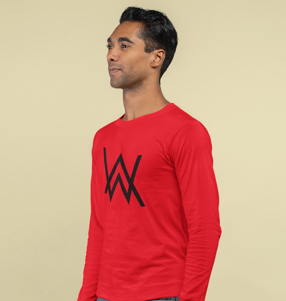 Alan Walker Full Sleeves T-Shirt For Men-FunkyTeesClub - FunkyTeesClub