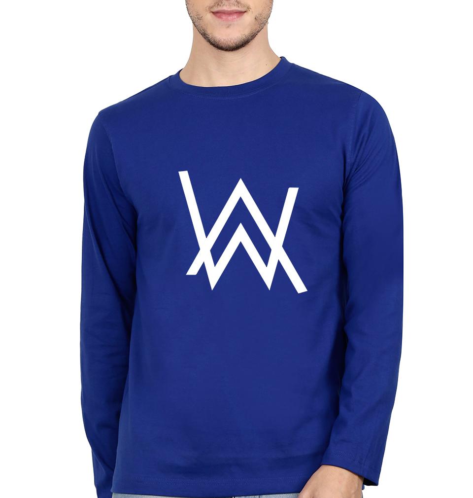Alan Walker Full Sleeves T-Shirt For Men-FunkyTeesClub - FunkyTeesClub