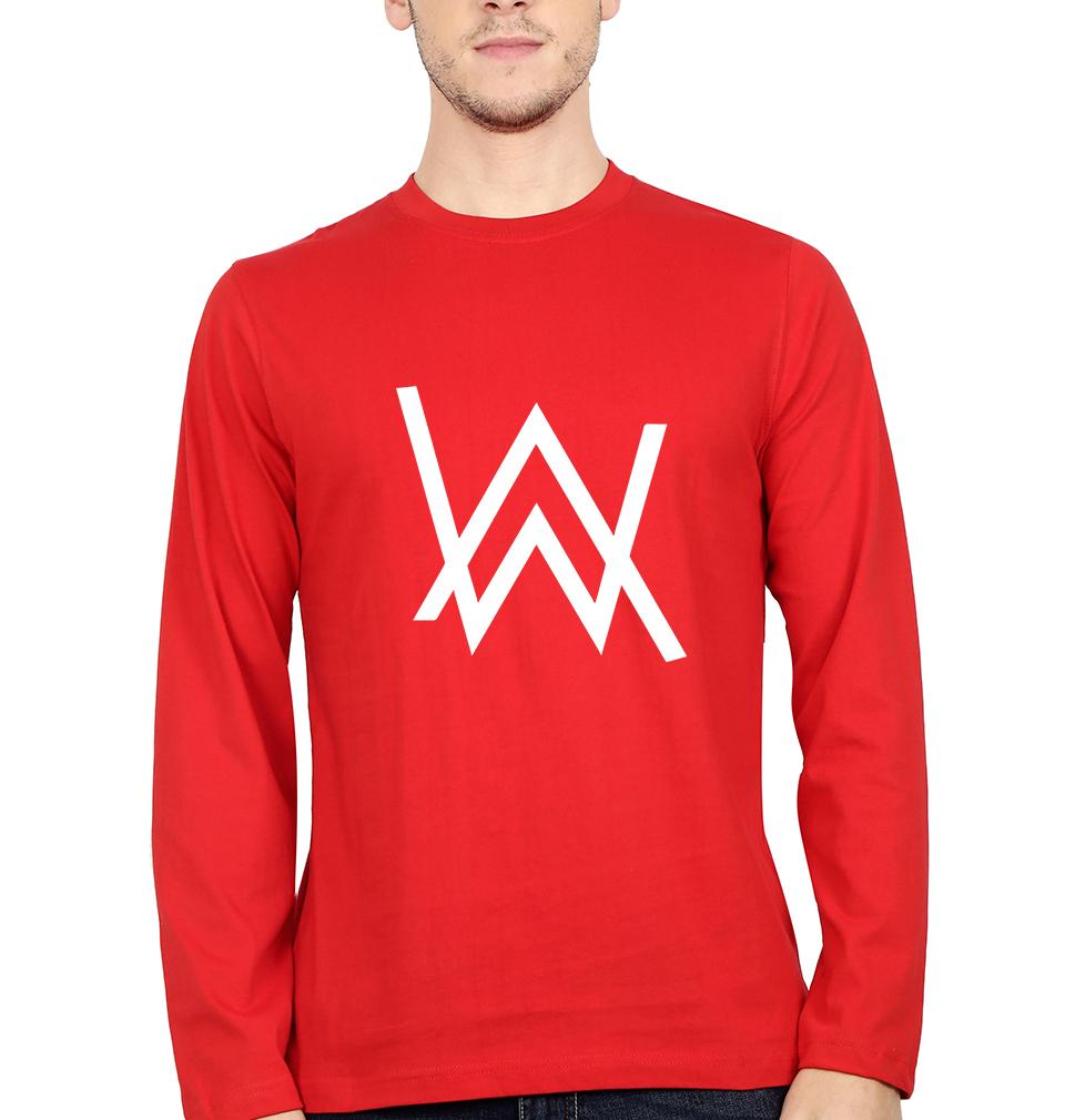 Alan Walker Full Sleeves T-Shirt For Men-FunkyTeesClub - FunkyTeesClub