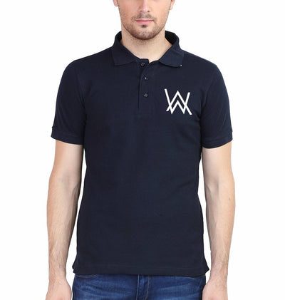 Alan Walker Half Sleeves Polo T-shirt For Men -FunkyTeesClub - FunkyTeesClub