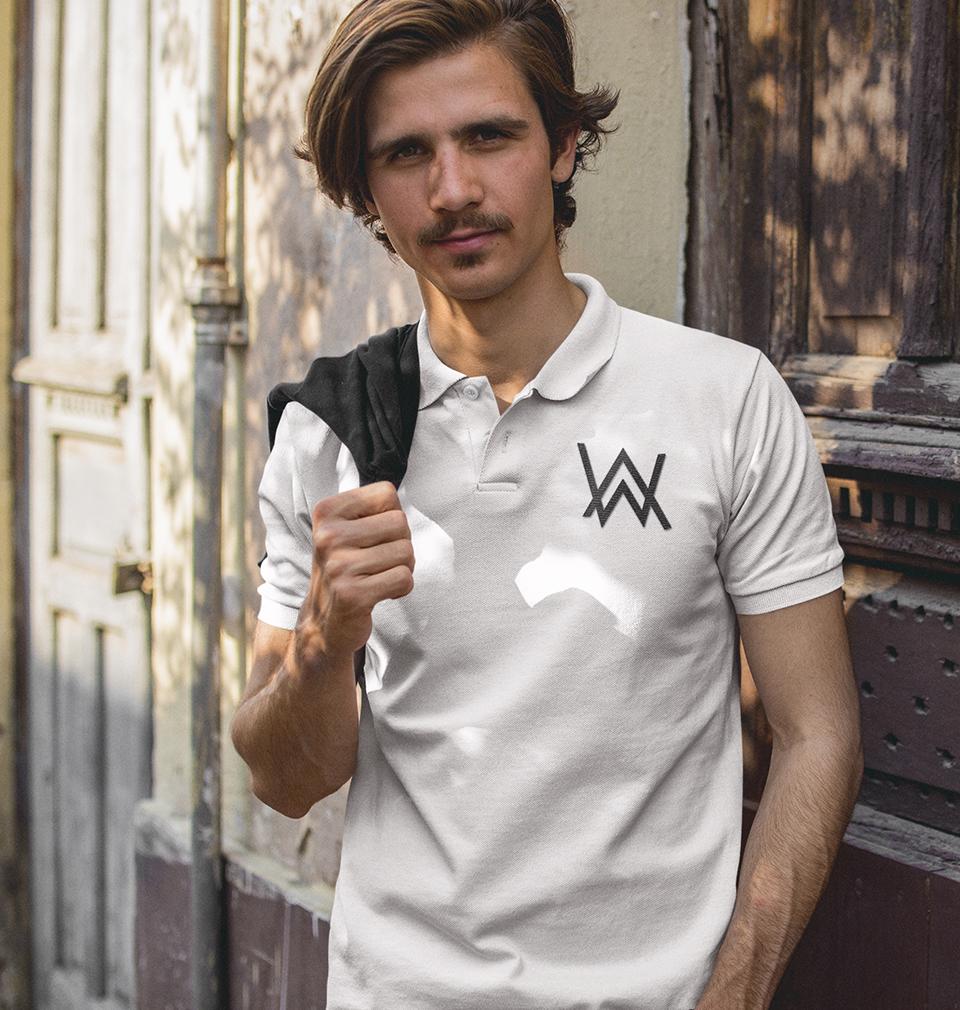 Alan Walker Half Sleeves Polo T-shirt For Men -FunkyTeesClub - FunkyTeesClub