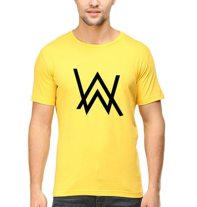 Alan Walker Half Sleeves T-Shirt For Men-FunkyTeesClub - FunkyTeesClub