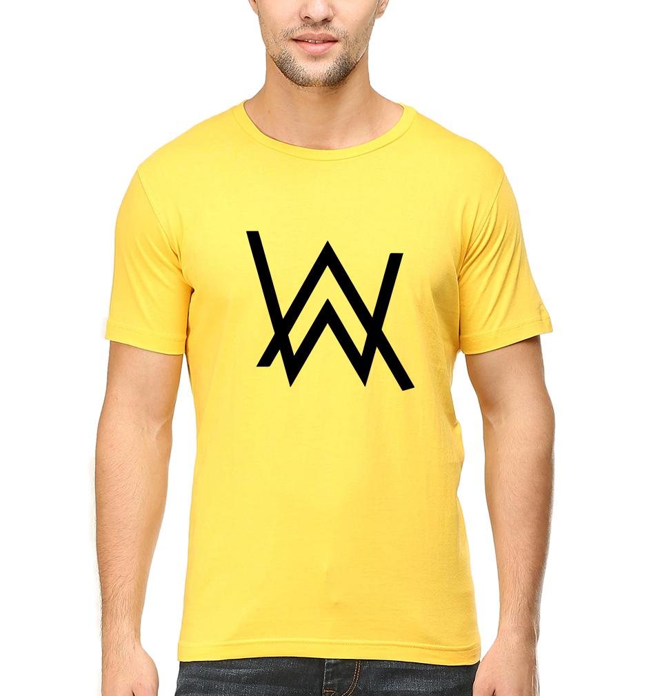 Alan Walker Half Sleeves T-Shirt For Men-FunkyTeesClub - FunkyTeesClub