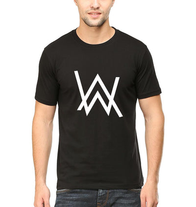 Alan Walker Half Sleeves T-Shirt For Men-FunkyTeesClub - FunkyTeesClub