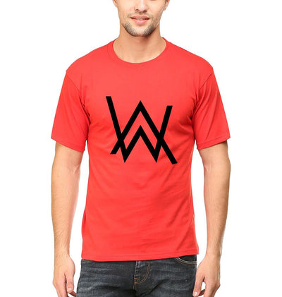 Alan Walker Half Sleeves T-Shirt For Men-FunkyTeesClub - FunkyTeesClub