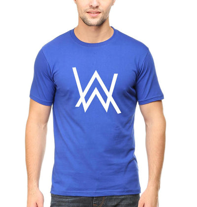 Alan Walker Half Sleeves T-Shirt For Men-FunkyTeesClub - FunkyTeesClub