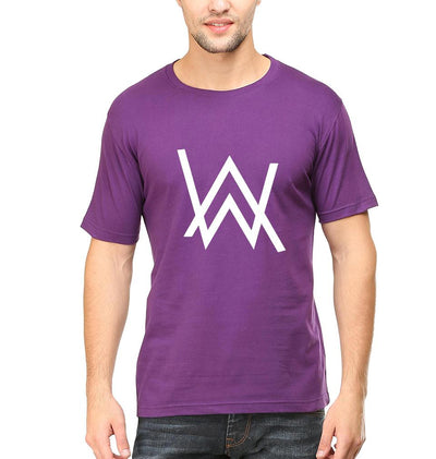 Alan Walker Half Sleeves T-Shirt For Men-FunkyTeesClub - FunkyTeesClub